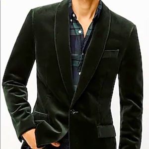 J. Crew Ludlow shawl-collar velvet blazer